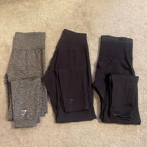 3 PAIR BUNDLE Gymshark Leggings size S
